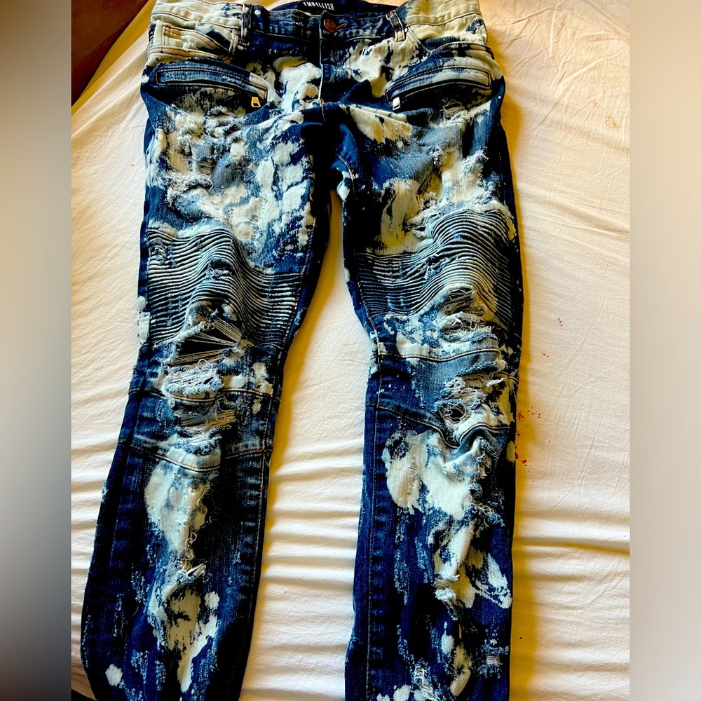 Embellish Denim Jeans
